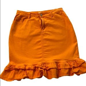 Jade Mackenzie 2 tier ruffle skirt